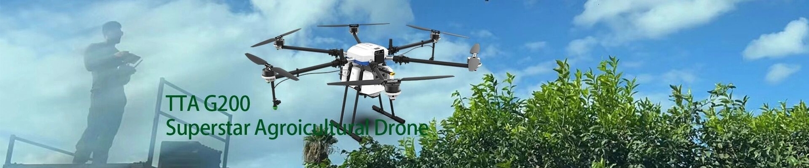 Drones voor het besproeien van gewassen