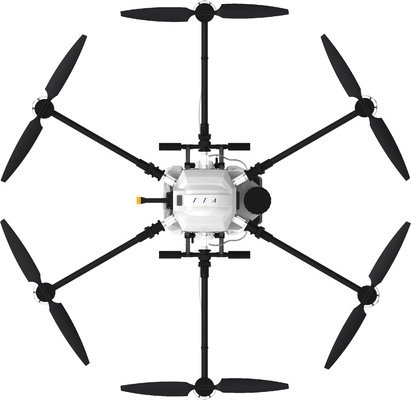 M4E-1 Plantspraying Agriculture Drone met aangepaste aanvraag en 5 kg nuttige lading