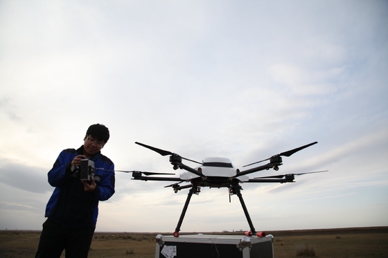 Afstandsbediening Plaagbestrijding Autopilot GPS-drone met vloeibare desinfector