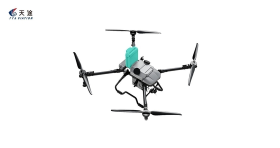 Drone met een leeggewicht van 20,8 kg en maximaal vliegtijd van 20 minuten