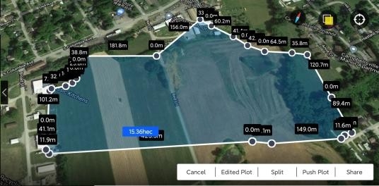 6-assige landbouwdrone met sectorbespuiting en interne draadverbinding