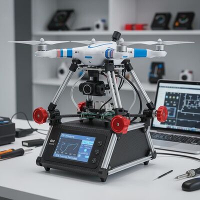 Onderwijsopleidingsdrone met drie-assig vergrendelbaar UAV-debugplatform met PID-debugging en RTK-accurate positionering